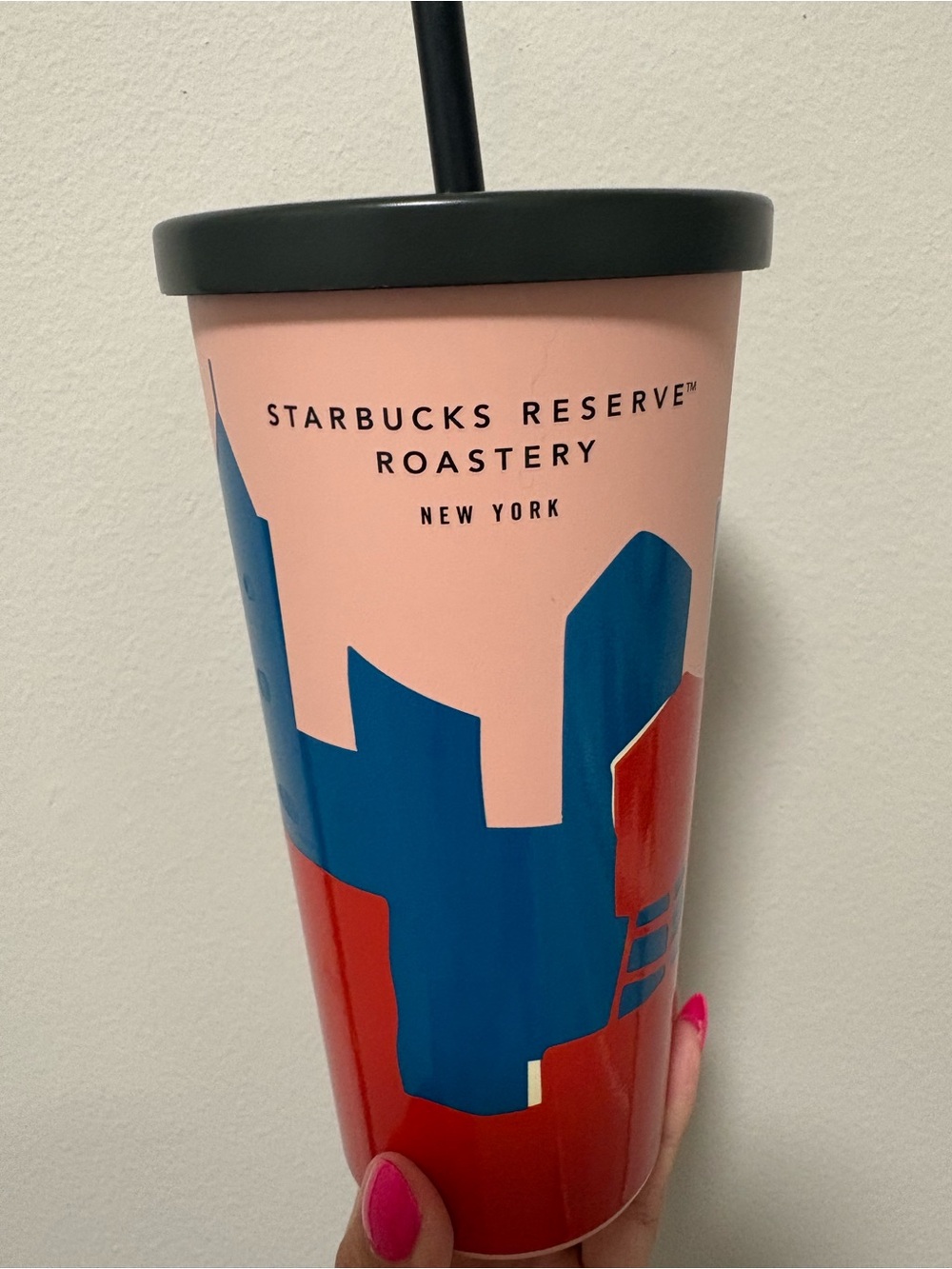 Starbucks Reserve Roastery New York Pink Blue Red Tumbler